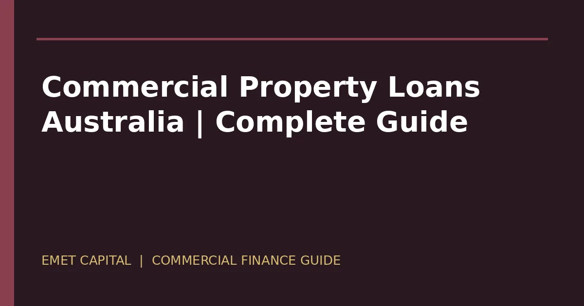 Business borrower comparing commercial property finance options